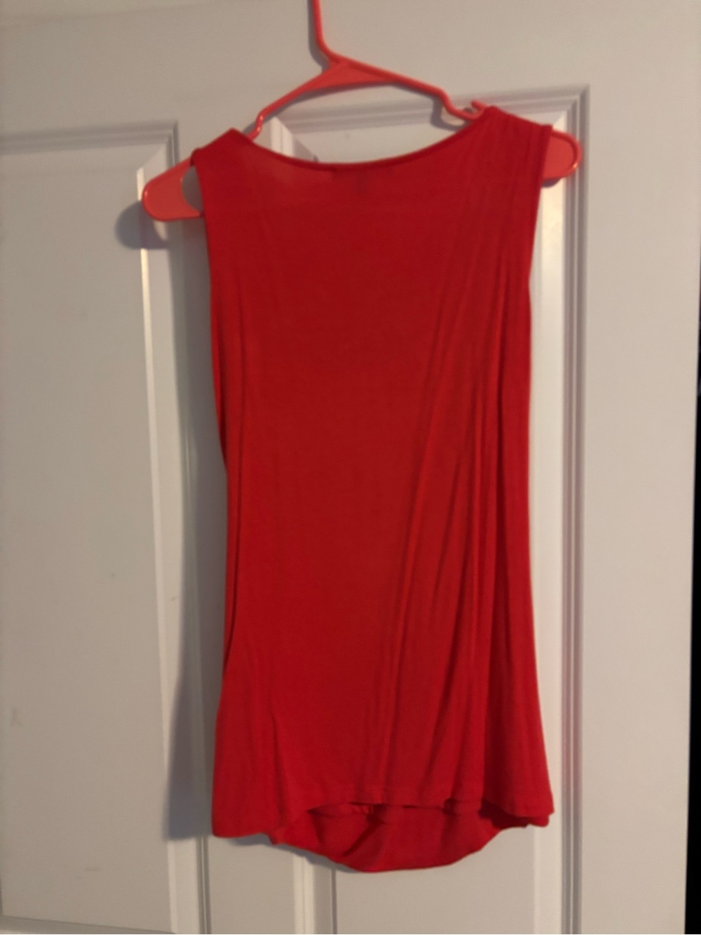 Cable & Gauge Red Draped Tank Top - Picture 2 of 3